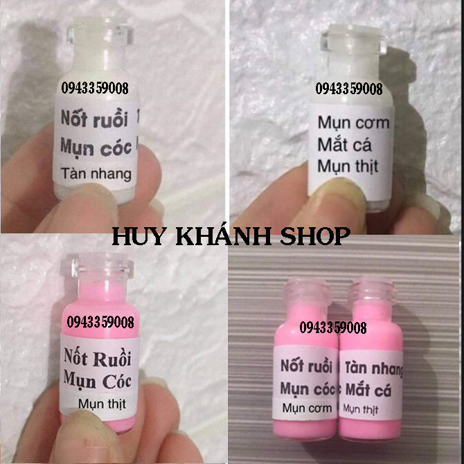 Tẩy Nốt Ruồi Tàn Nhang, Mắc Cá,Mụn Thịt, Mụn Cóc
