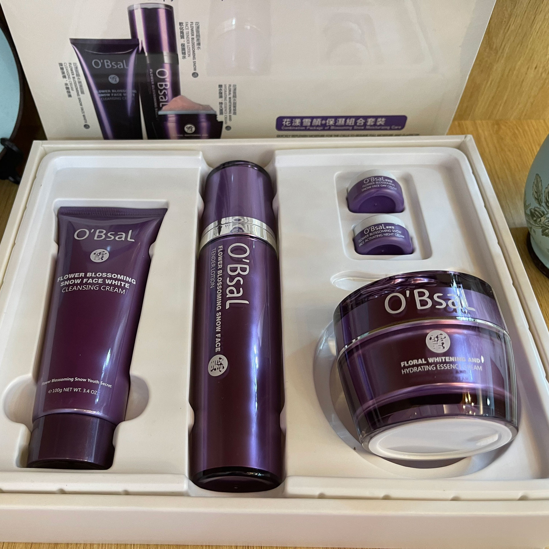 Obsal 5-Piece Skin Whitening Cream Set