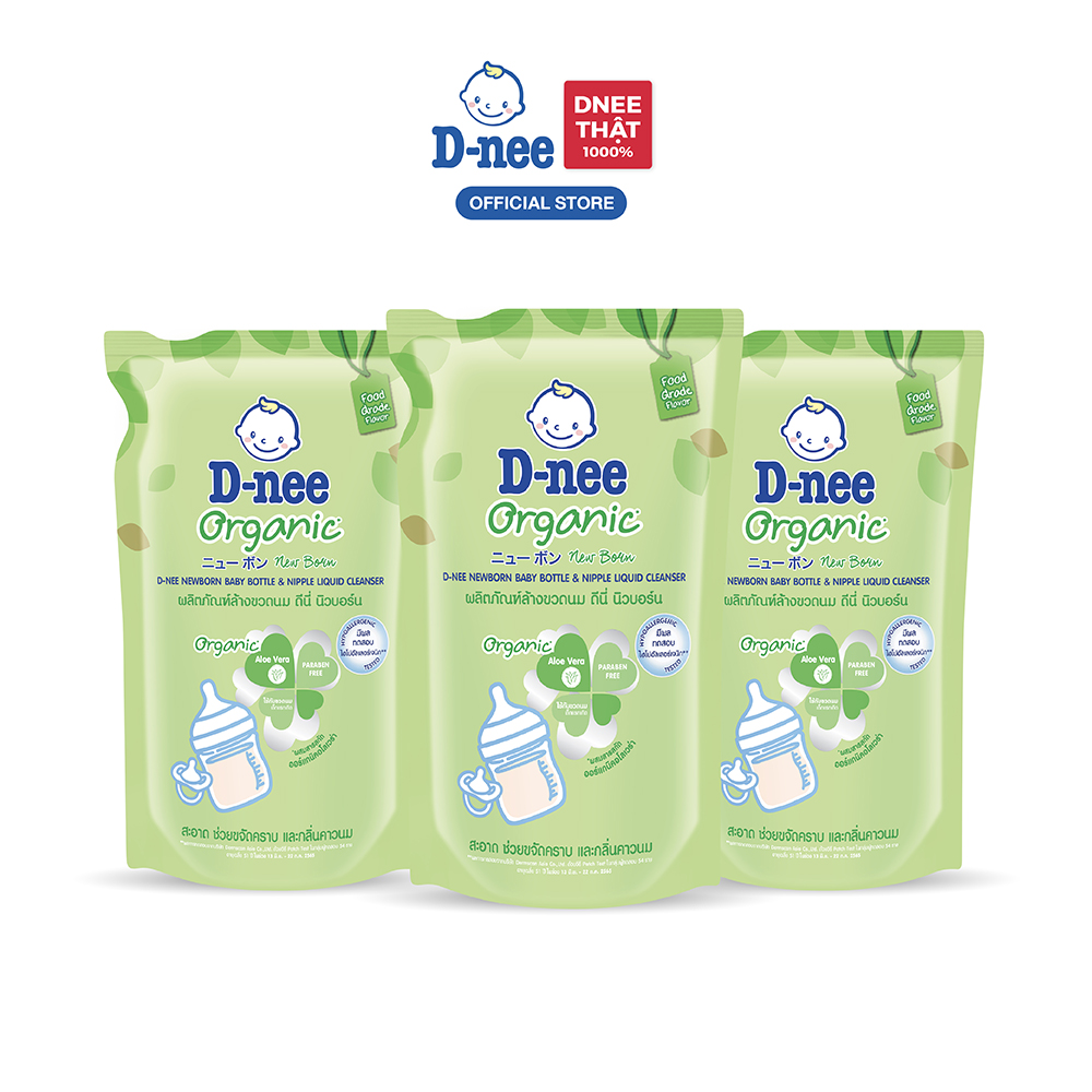 Combo of 3 D-Nee Organic Baby Bottle Cleaner 550 ml