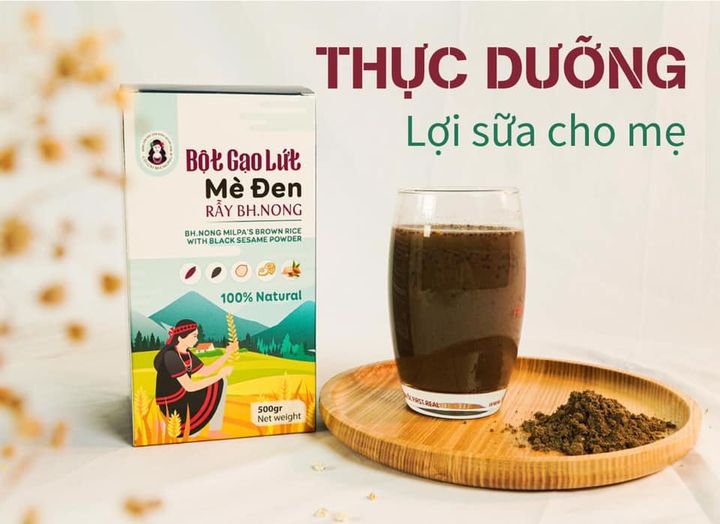 Bột gạo lứt mè đen rẫy Bh.nông