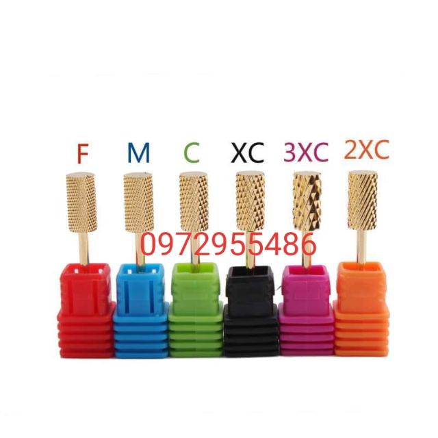 Đầu Mài Sứ Dạng Trụ Mài Móng, Phá Bột, Phá Gel