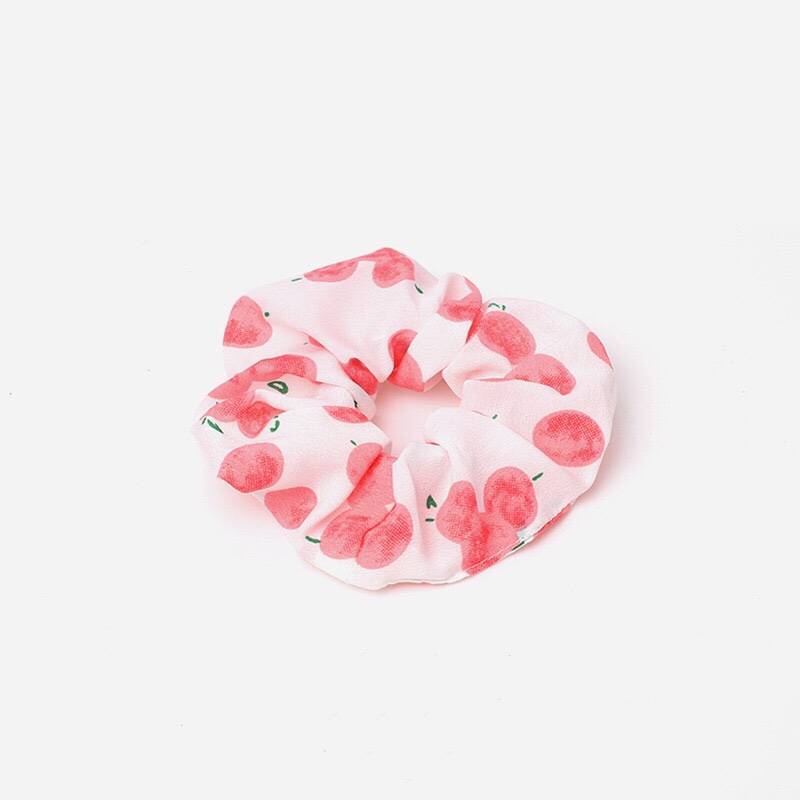 KOREMI Dây Thun Cột Tóc Scrunchies Fruit New Trend Style Hàn Quốc