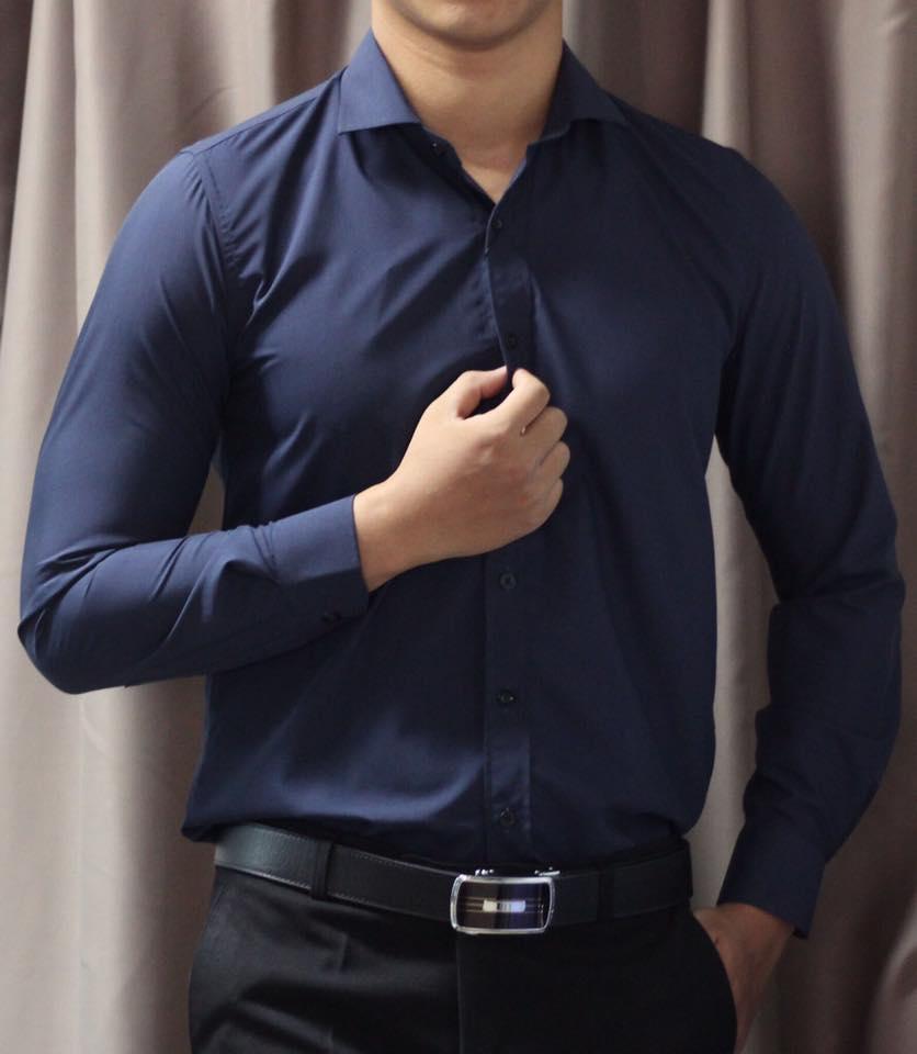 Áo Sơ mi nam form rộng dài tay nam Có bigsize - chất liệu cotton đã được xử lý chống nhăn, size đến 100kg