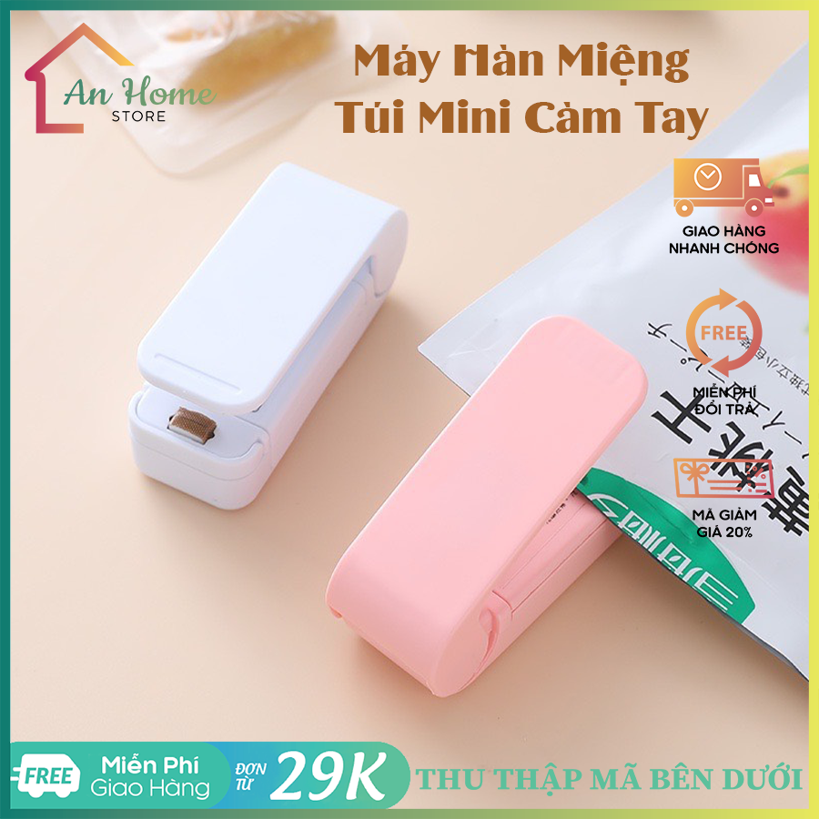 Máy hàn miệng túi bảo quản thực phẩm mini cầm tay anhome tiện lợi