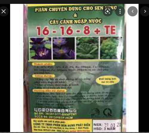 Phân Bón Thủy Sinh Gói 24 Viên Nén