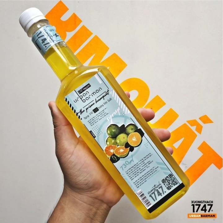 Siro Urban barman 1747 đủ vị chai 730ml