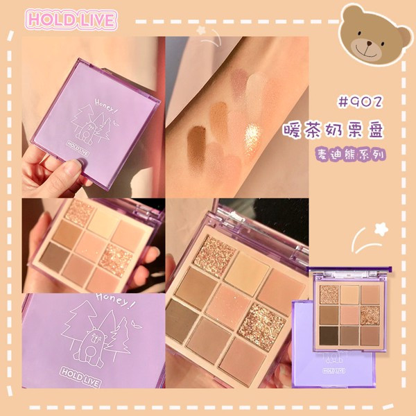 Bảng Phấn Mắt 9 Ô Màu Hold Live Maddie Bear HL469