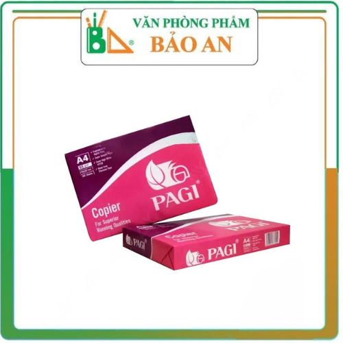 Giấy in/giấy photo a4/a5 pagi đl 65gsm, 500 tờ 1 tập chính hãng