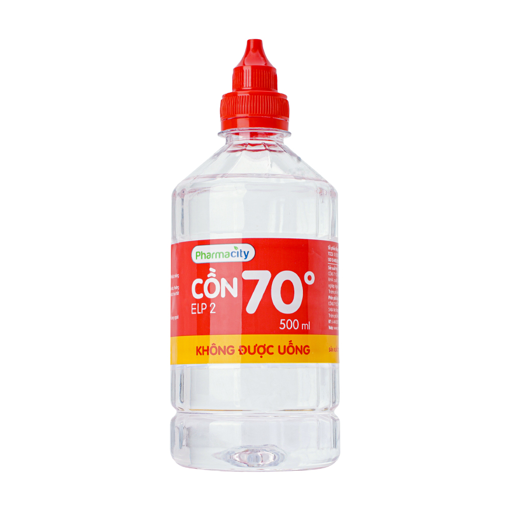 Cồn Sát Khuẩn 70 độ Pharmacity (500ml)