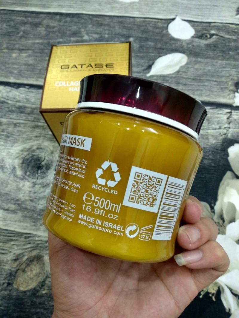 Dầu hấp ủ tóc Gatase Collagen & Keratin 500ml