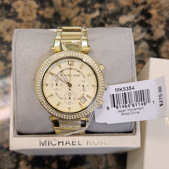 Đồng hồ Michael Kors Nữ  Quartz Pin  Dây Kim Loại MK5354