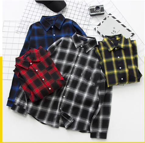 ĐỦ MÀU - Áo Sơ Mi Nam Nữ Phối Màu, thiết kế thời trang, vải dày mịn mát