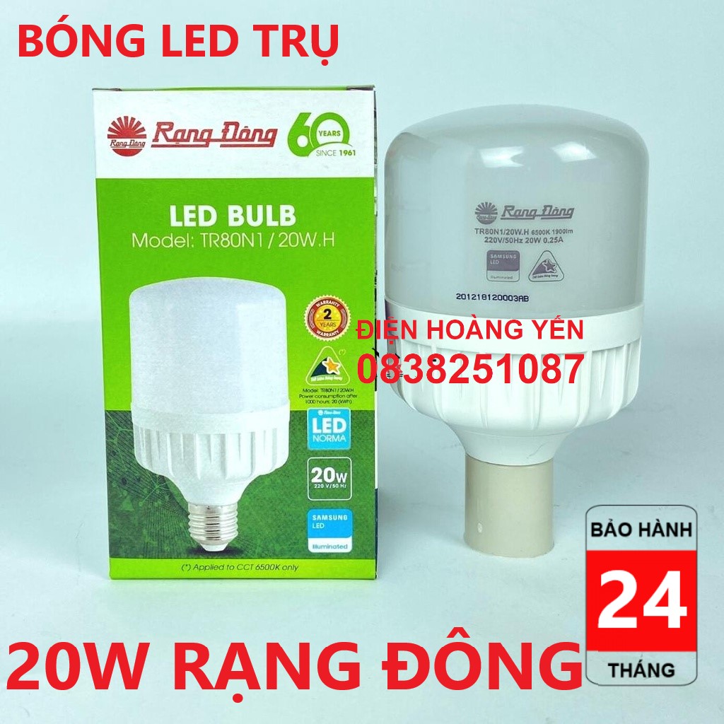 [HCM]Bóng đèn LED bulb 20W 30W Rạng Đông - SAMSUNG ChipLED
