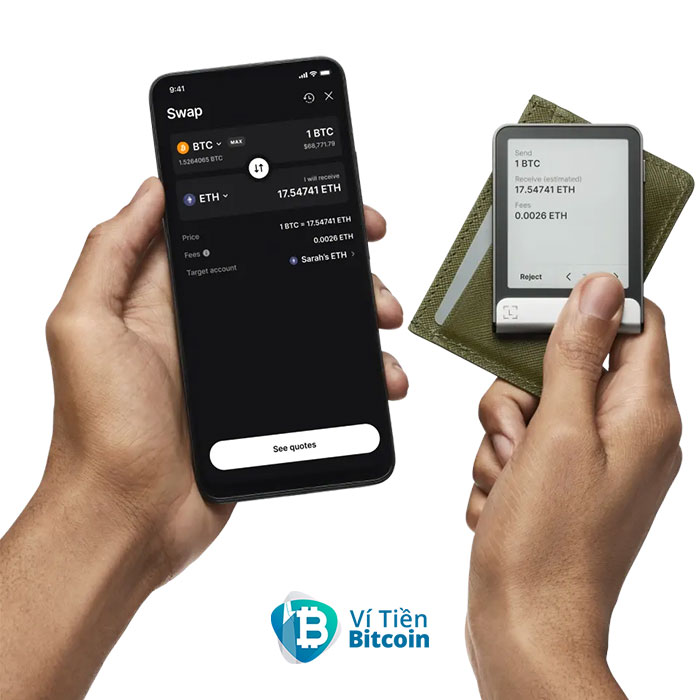 Genuine Ledger Flex Wallet - E-Ink Touch Screen