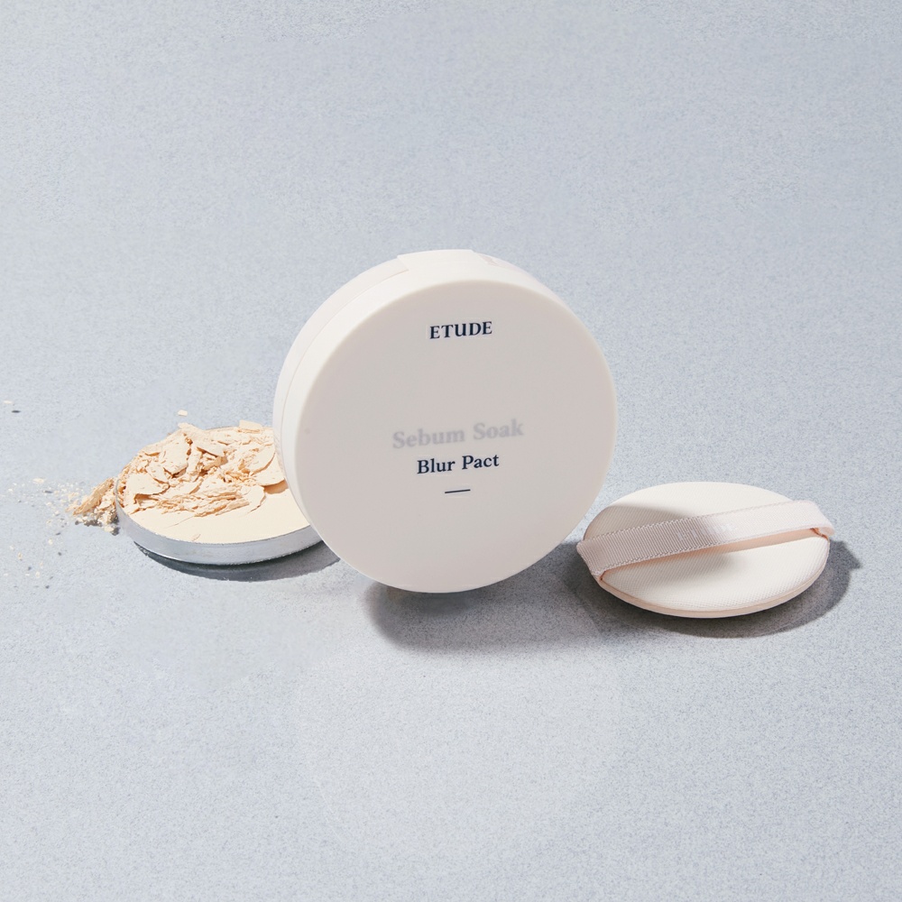 Phấn nén kiềm dầu etude house sebum soak pact