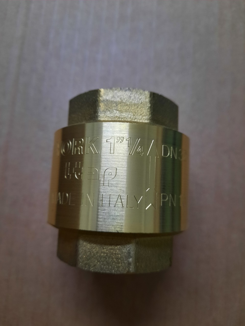 Van 1 chiều lò xo York art.103 Italy phi 21 phi 27 phi 34 áp 12kg