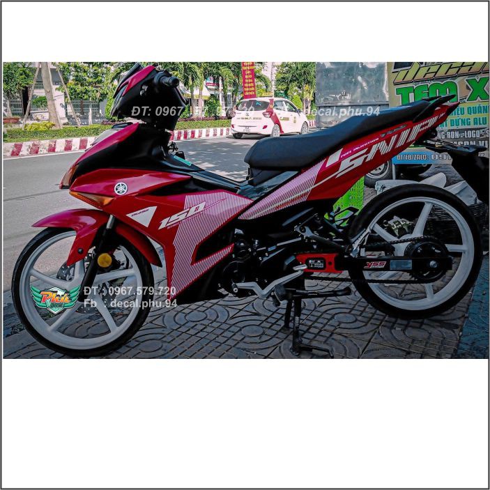 Tem rời Exciter 150 Sniper đỏ trắng rời (H)|mẫu mã đa dạng|chi tiết sắc nét|nhận làm Tem rời theo yêu cầu, chất lượng đảm bảo an toàn đến sức khỏe người sử dụng, cam kết hàng đúng mô tả