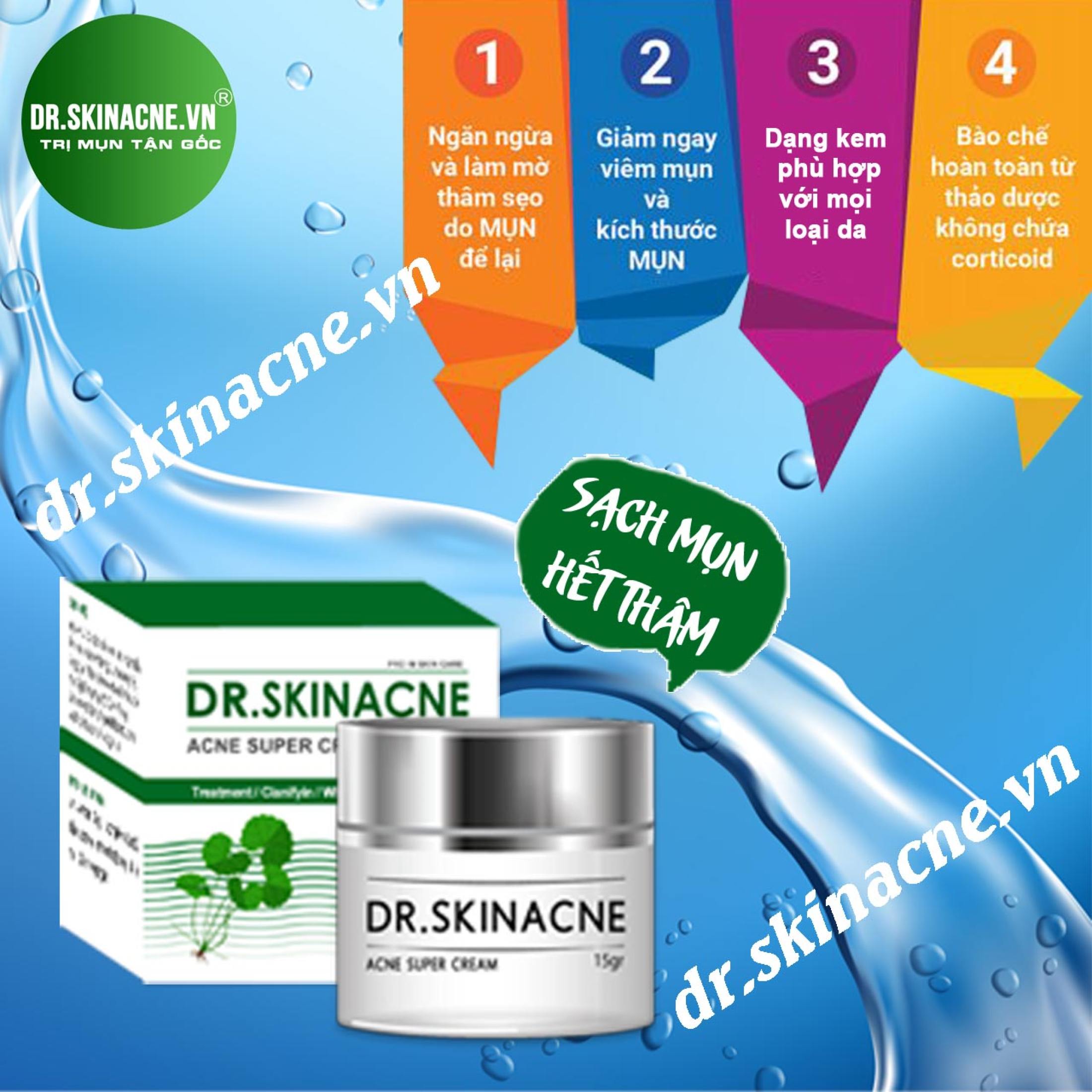DR SKINACNE [CHÍNH HÃNG] - Kem Chấm Mụn Cấp Tốc - Check được mã QR Code DR.SKINACNE