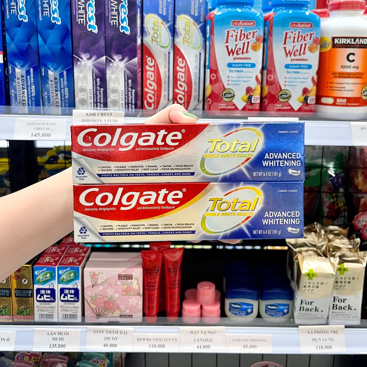 Kem đánh răng Colgate Total SF Advanced Whitening 181g Mỹ