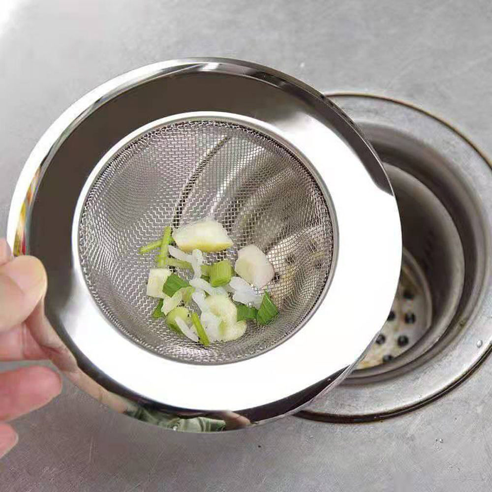 Stainless steel mesh drain basket strainer set-manhole strainer with Smart Mesh