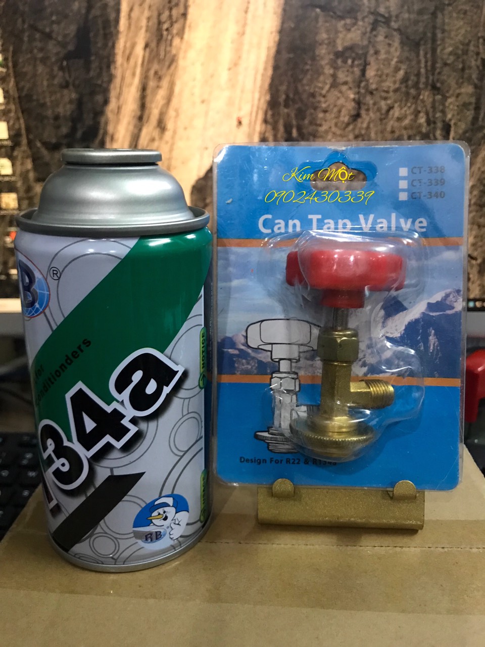 [HCM]Gas Lạnh Tủ Lạnh R134a Lon 300ML, môi chất lạnh