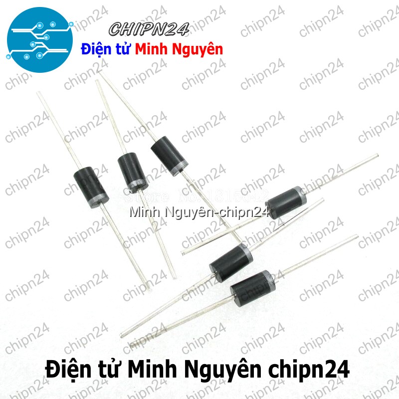 [10 con] (K462) Diode 1N5408 DIP 3A 1000V (IN5408 5408) - HH000217