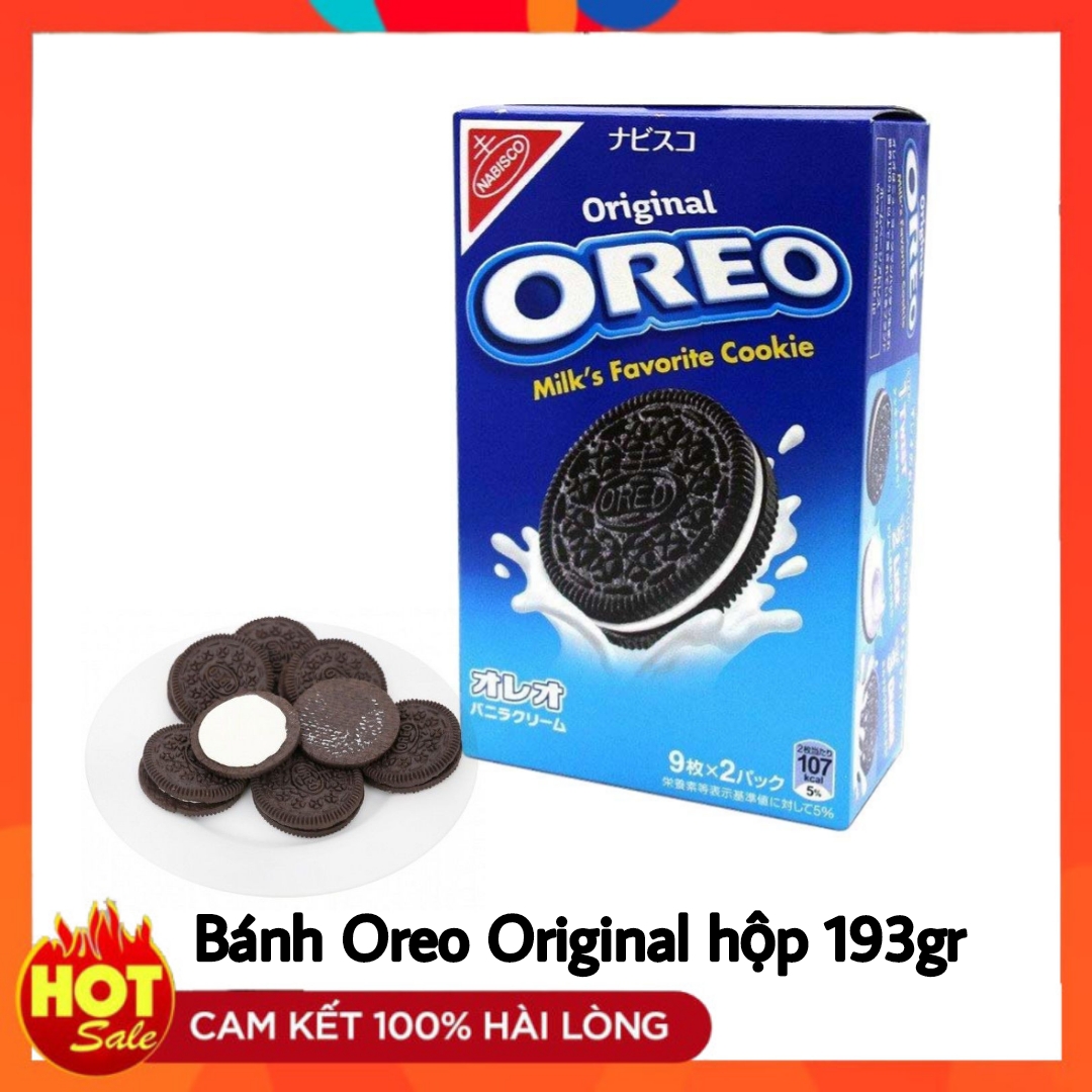 Bánh Oreo Original hộp 193gr (18 bánh)