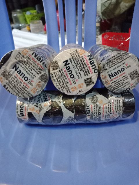 [HCM]Băng keo cách điện màu đen NANO