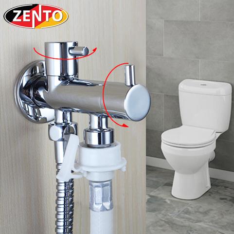 Van góc 2 đầu ra Angle Valve Dual Outlet ZT972