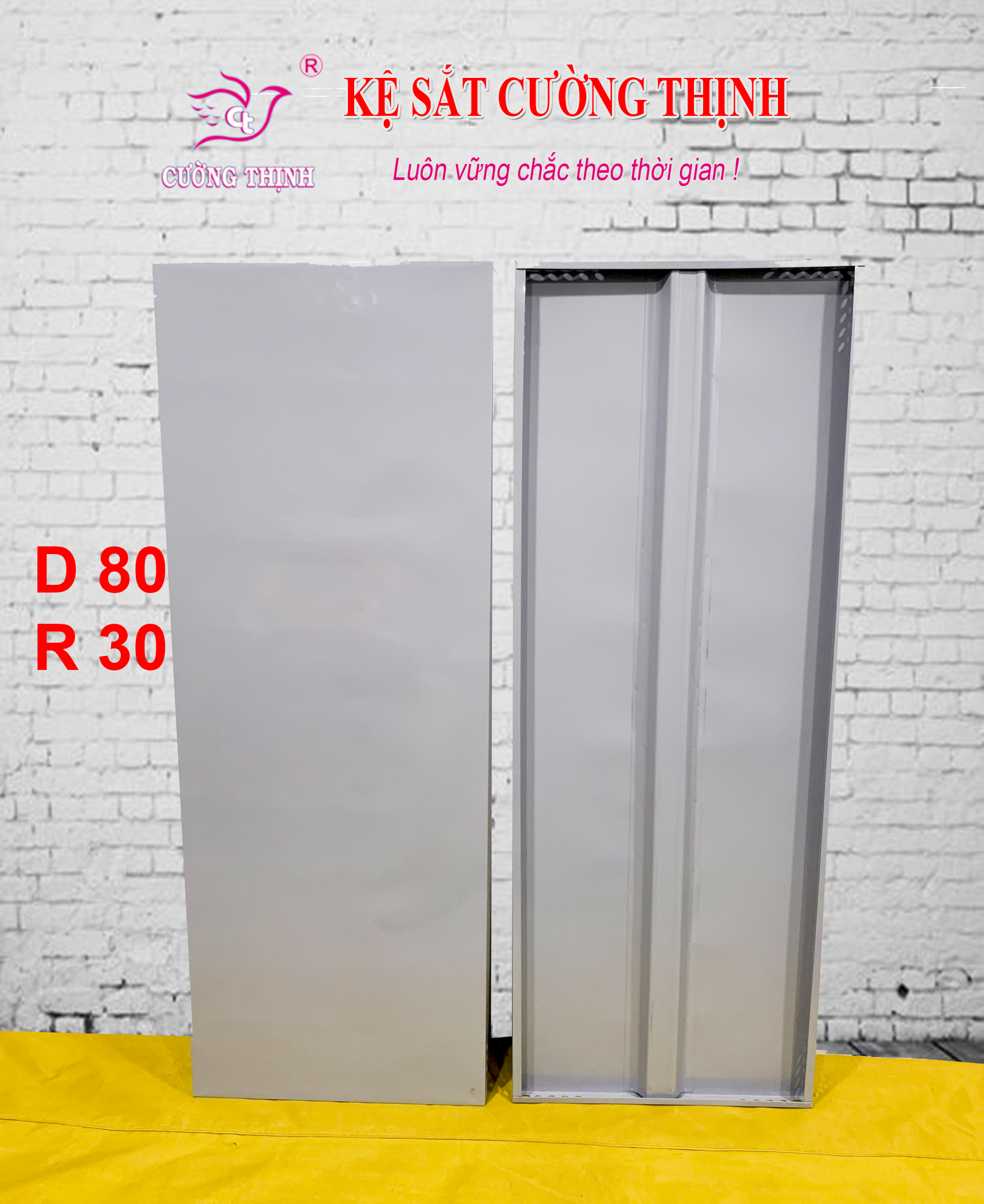 Mâm sắt dài 80cm x rộng 30cm - Lắp ráp kệ sắt đa năng