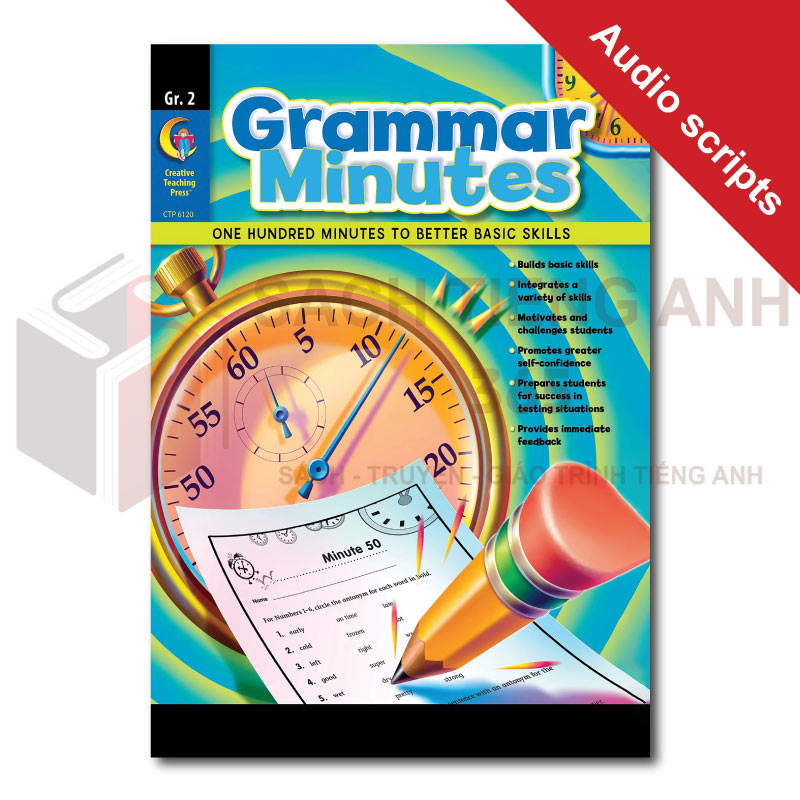 [Trọn bộ] Grammar Minutes Workbook (Grade 1 - 6) - 6 Books