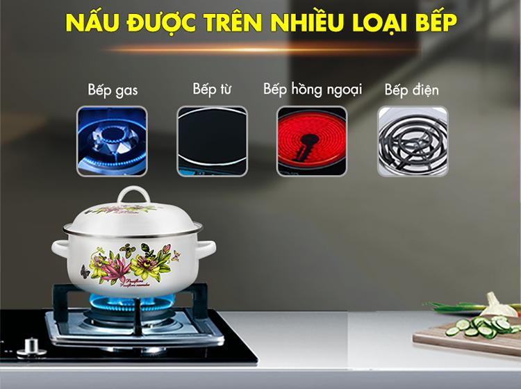 Bộ 5 nồi tráng men cao cấp Karlis