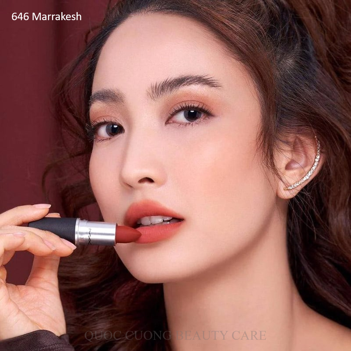 [HCM]MAC Matte Lipstick 3g - Màu Marrakesh 646 Đỏ nâu đất