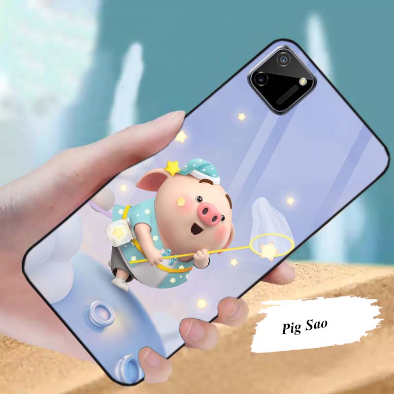 Ốp Samsung Galaxy Note 10 Lite Lưng kính cường lực Sáng Bóng