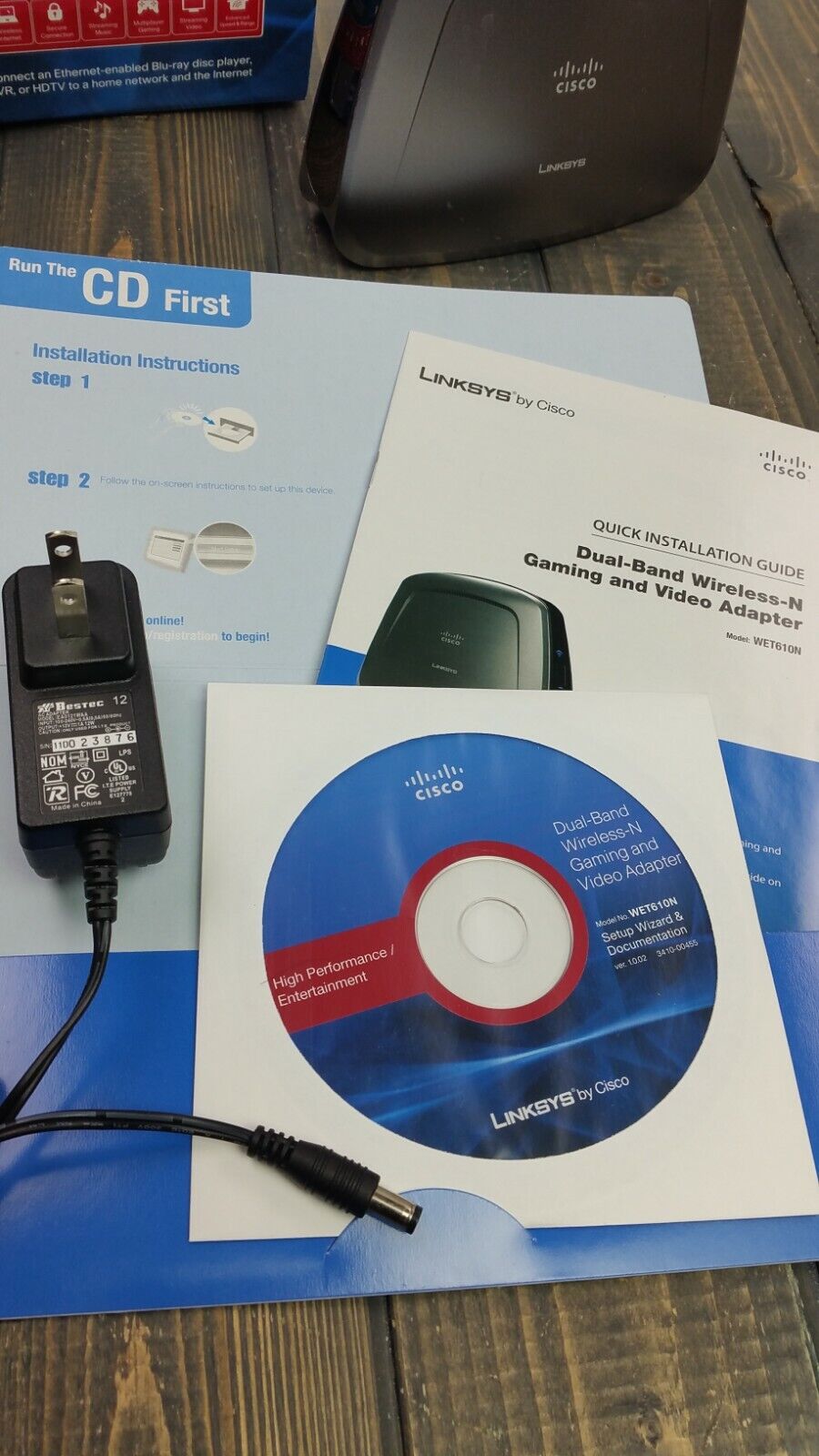 Linksys WET610N Dual-Band Wireless-N Ethernet Bridge