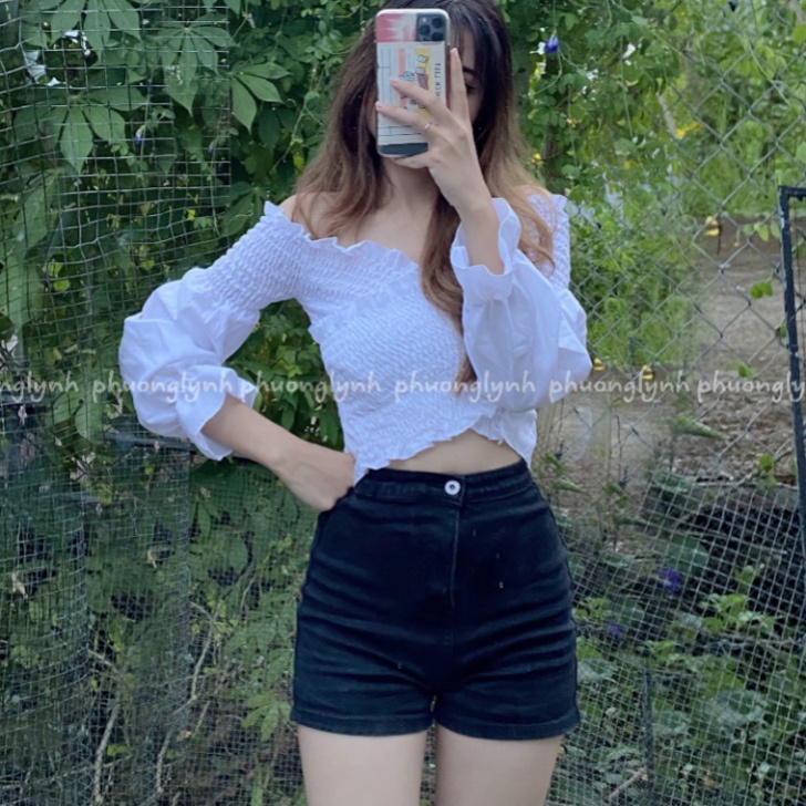 ÁO VOAN NHÚN ĐẮP CHÉO YÊU 2