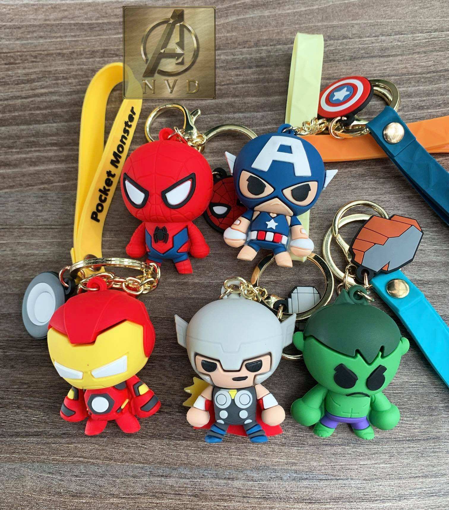 [HCM]Móc khóa Marvel chibi mẫu mới cực cute