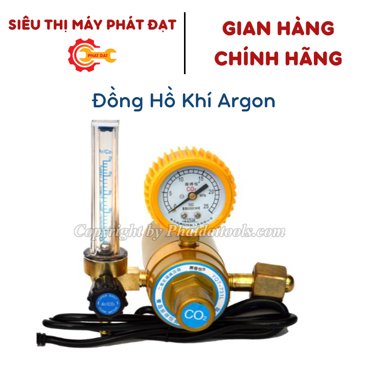 Đồng hồ khí Argon cho máy hàn TIG