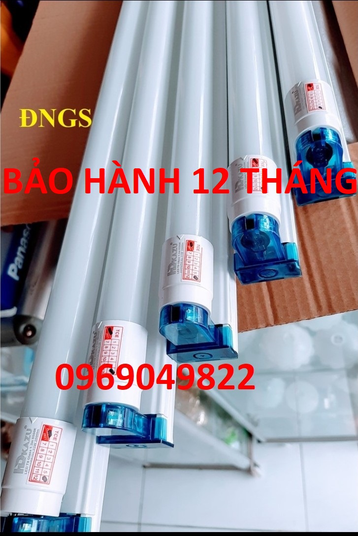 4 Bộ bóng & máng đèn led 1m2 ( 1.2 met ) 22W sáng trắng - đèn led 1.2m