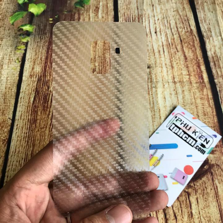 Dán mặt lưng carbon samsung a8 2018