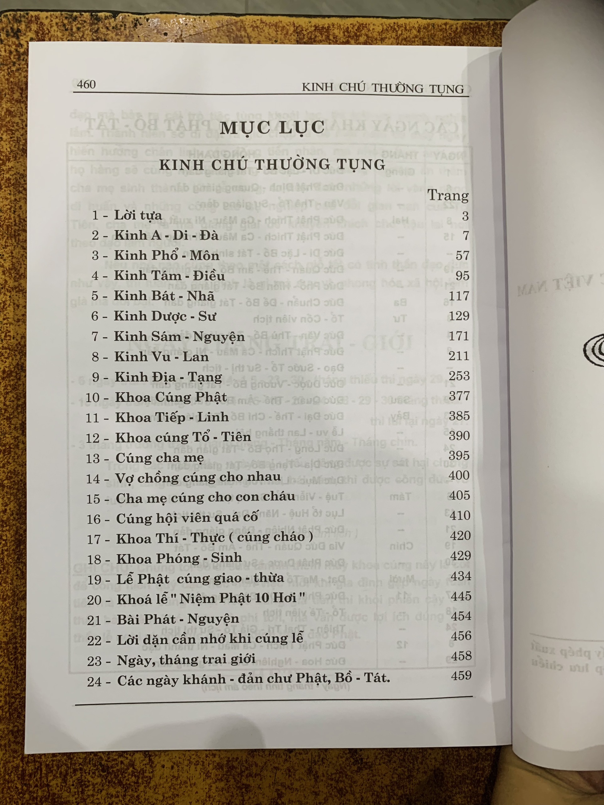 Sách - Kinh chú thường tụng