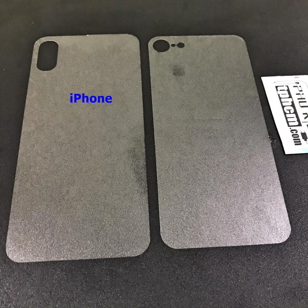 Dán mặt Lưng Nhám chống bám Vân tay iPhone