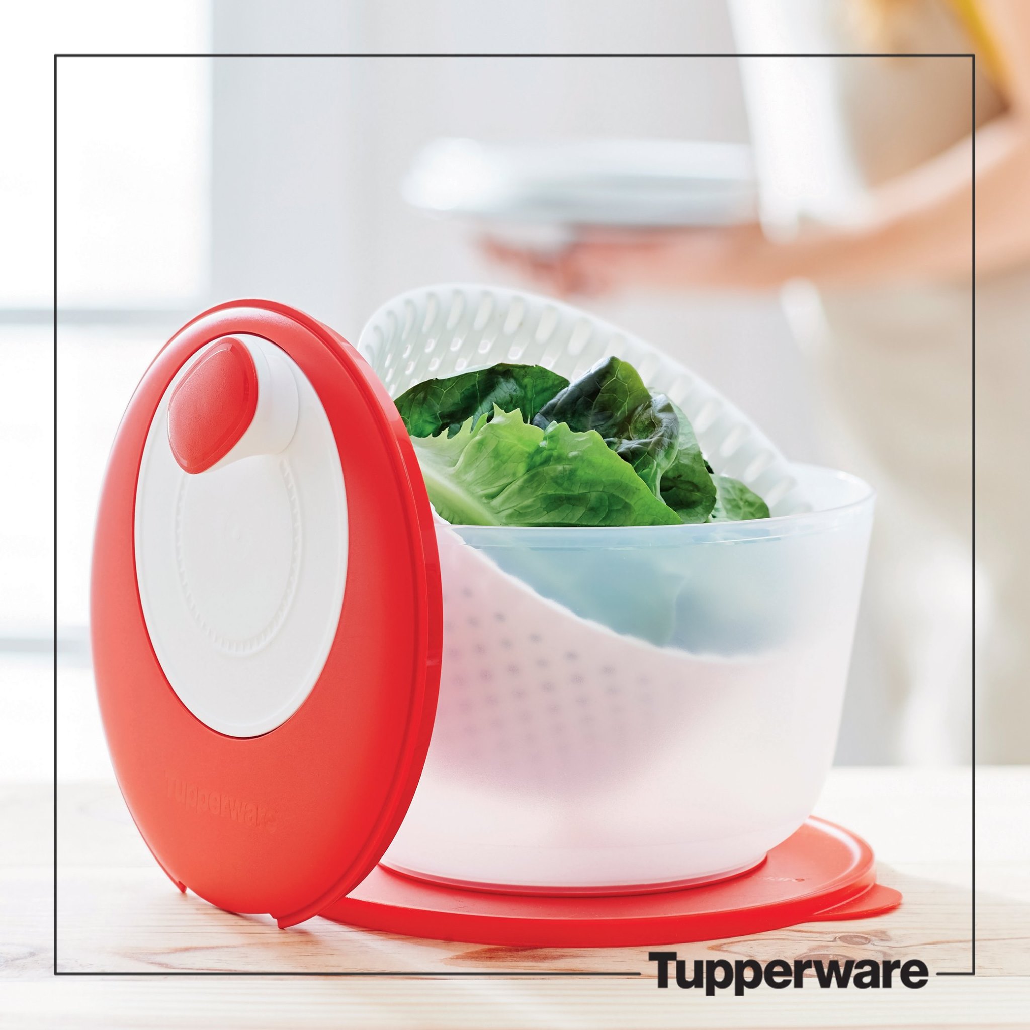 Dụng cụ quay ráo thực phẩm Tupperware Spinning Chef