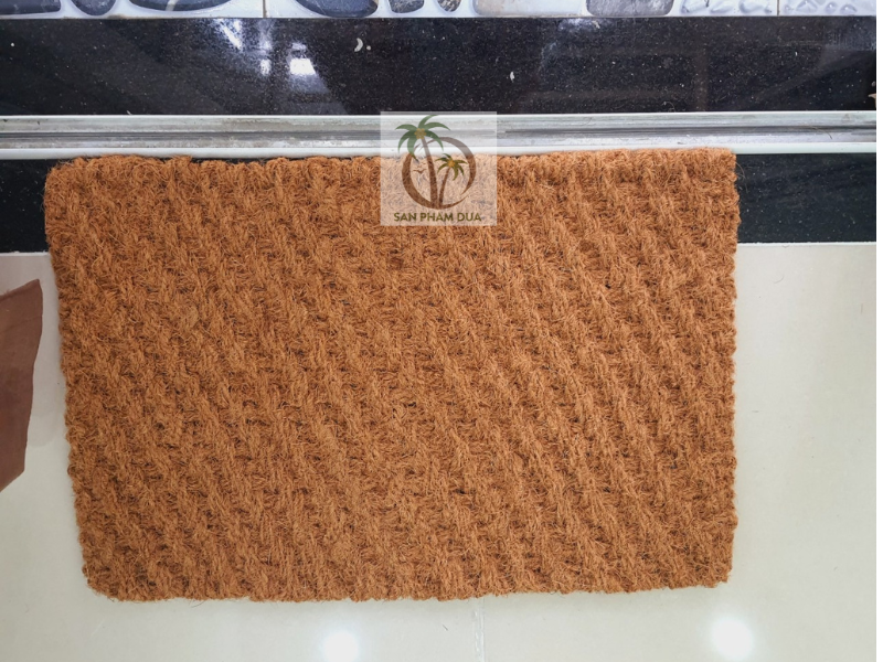 Thảm chùi chân đan bằng xơ dừa 40 x 60cm