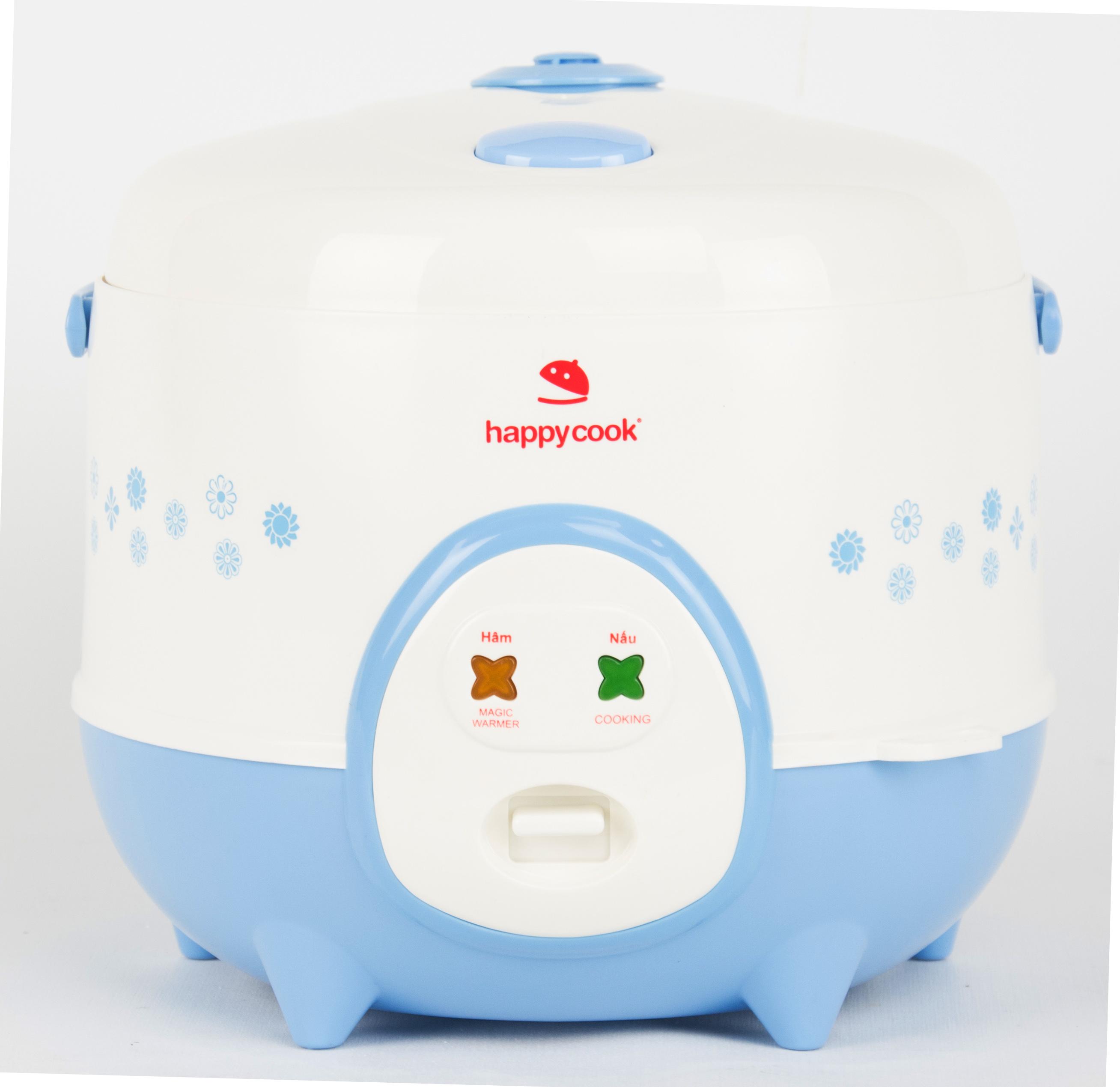 Nồi cơm điện Happy Cook Cook HC-120 1.2L (Xanh phối trắng)