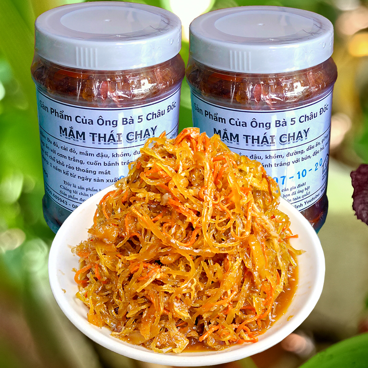 500gr Mắm Thái Chay Thập Cẩm Của Ông Bà 5 Châu Đốc
