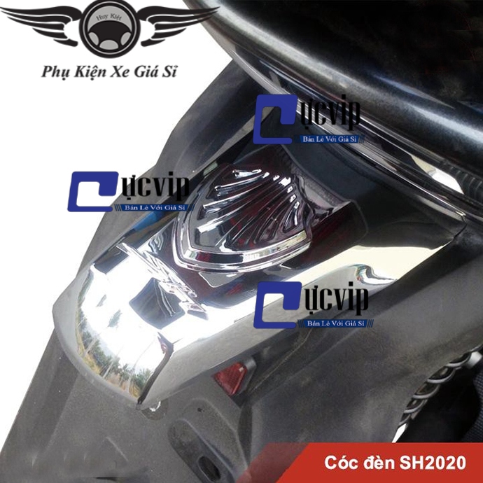 [HCM]Ốp Cóc Đèn Sau SH 2020 Xi Mạ Crom MS2601