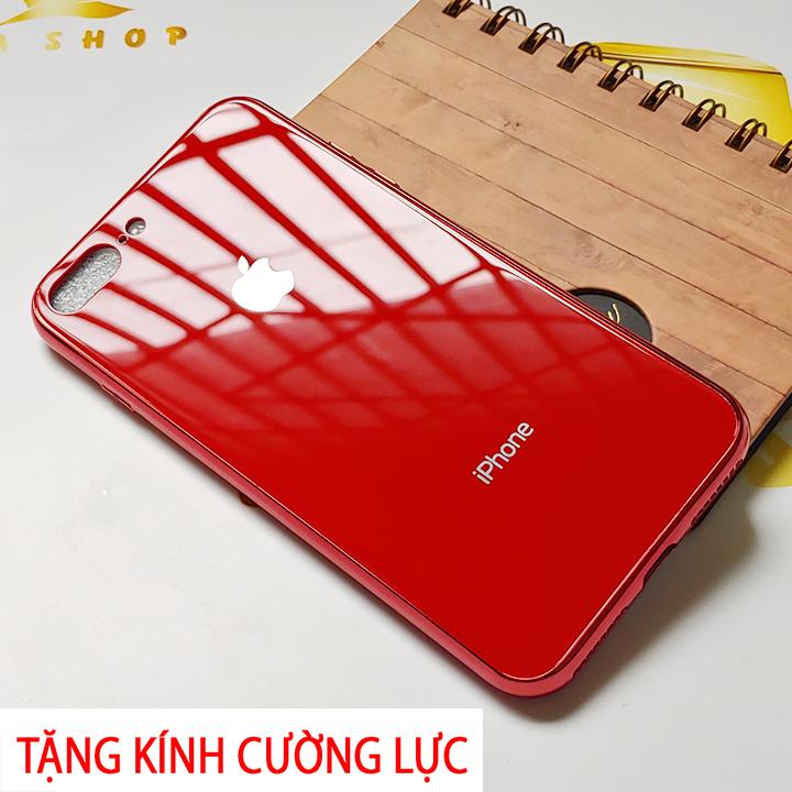 [TẶNG CƯỜNG LỰC] Ốp lưng iPhone 7 Plus - iPhone 8 Plus lưng kính CAO CẤP