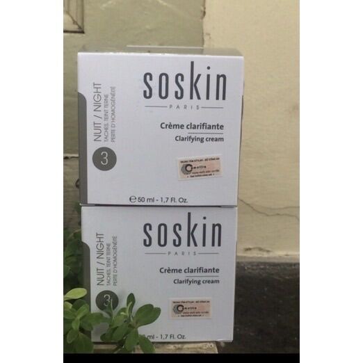 ✅[Chính Hãng] Kem dưỡng trắng da Soskin Clarifying Cream 50ml của Pháp