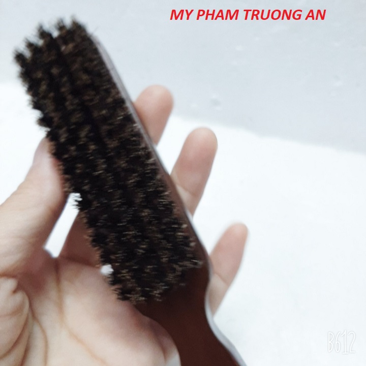 Chổi Phủi Tóc Fade Cán Gỗ Lông